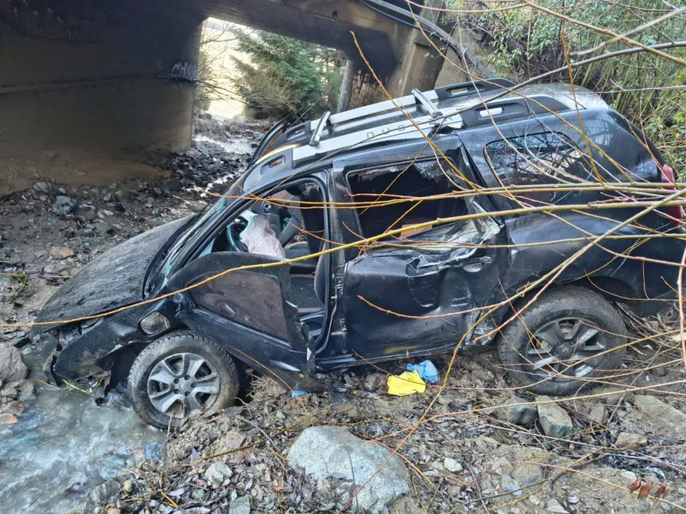 La mujer indicó que perdió el control del rodado mientras circulaba por la zona. Foto gentileza 