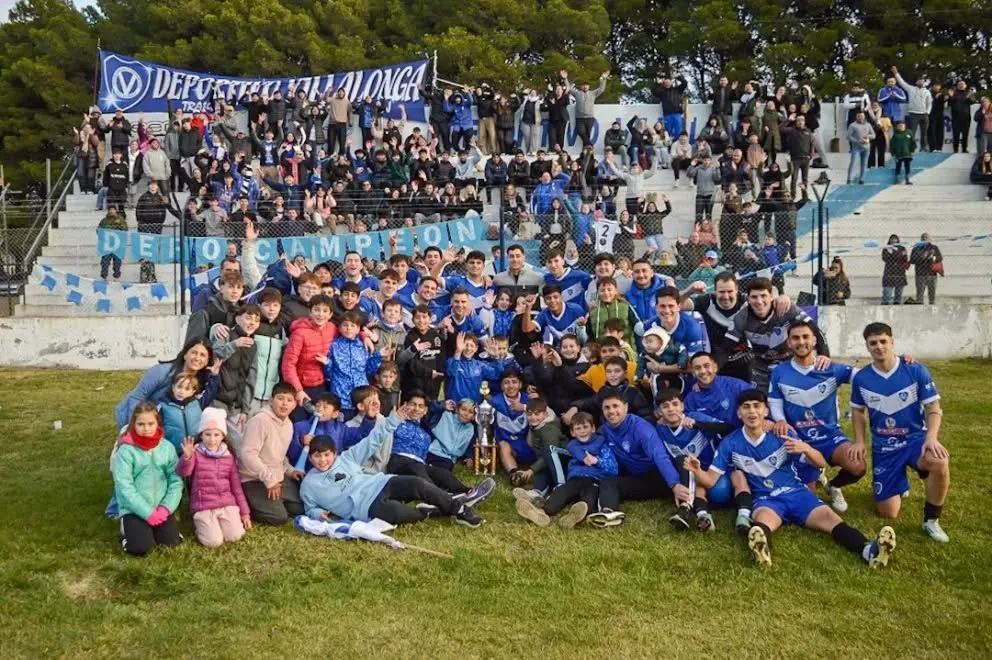 Deportivo Villalonga sumó otro título. El anterior había sido en 2024. Foto: Villalonga Hoy.
