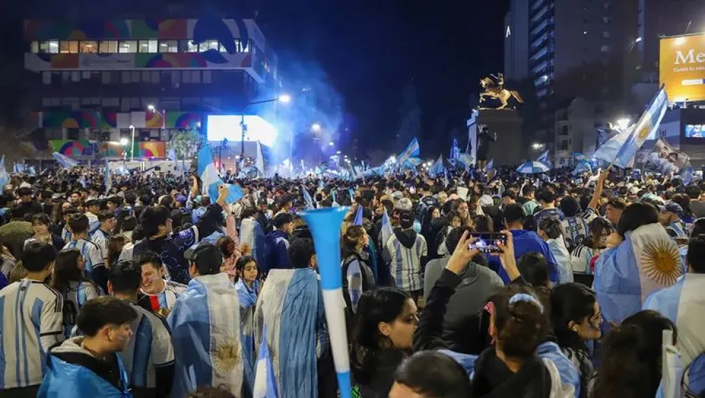 Multitudinario festejo en Neuquén.