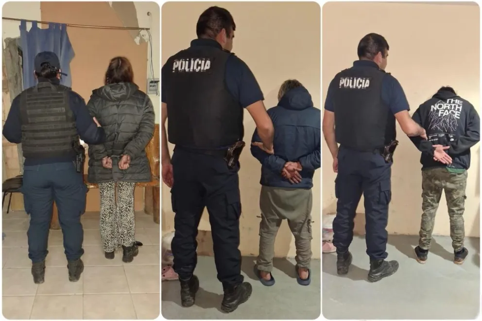 Los hechos de violencia sucedieron en el barrio Nuestras Malvinas y El Frutillar. Fotos: Gentileza ANB.
