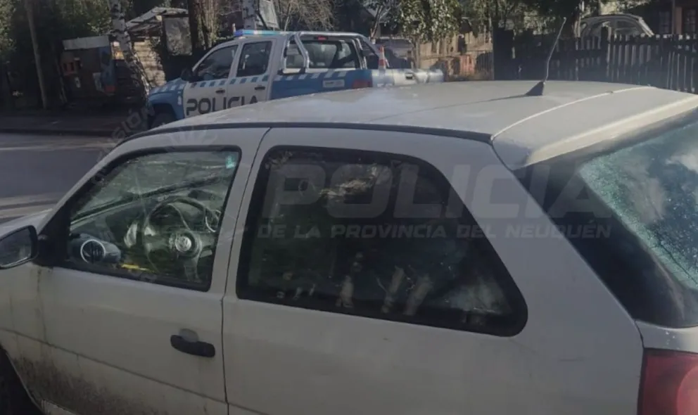 El rodado tenía pedido de secuestro. Foto: Policía de Neuquén.
