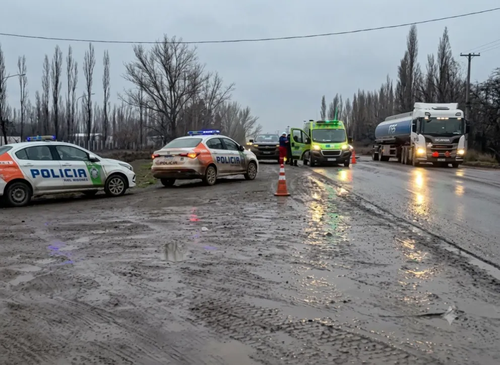 Accidente en Ruta 151