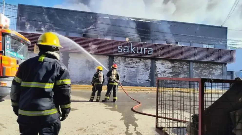 Incendio accidental de Sakura