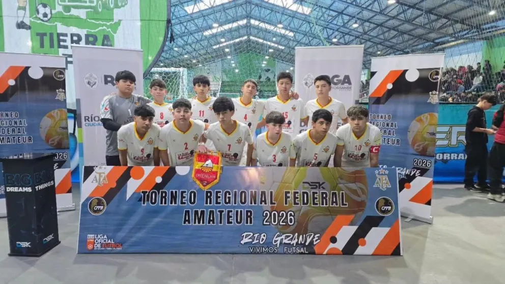 El Sub13 del  "Cruzado" arrancó de gran manera su Nacional. Foto: gentileza.