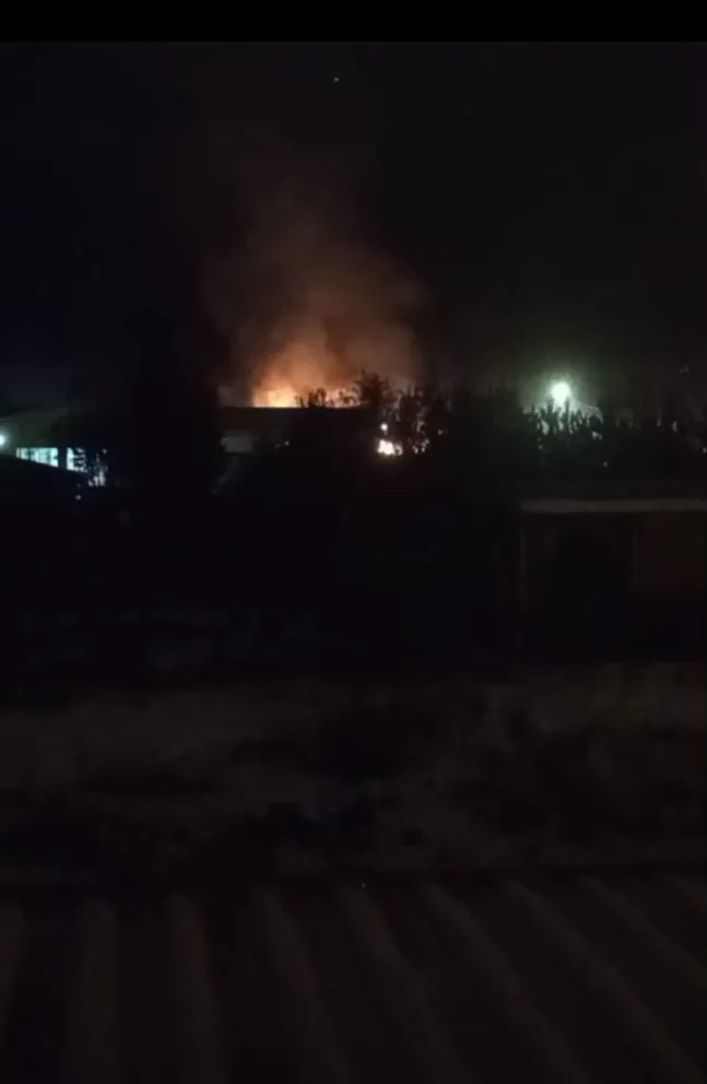 El incendio provocó pérdidas totales. 