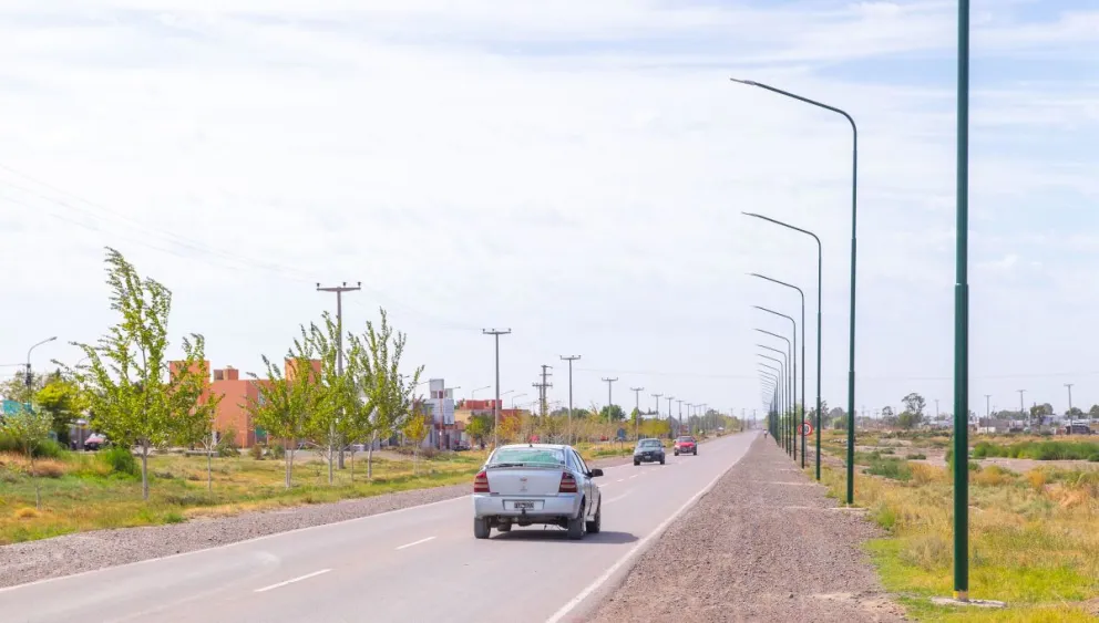 La obra que transformará las rutas 1 y 51 de Viedma. Foto gentileza