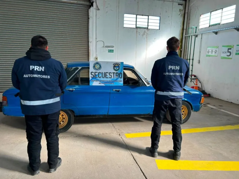 El vehículo quedó a disposición de la Justicia. Foto: Policía de Río Negro.