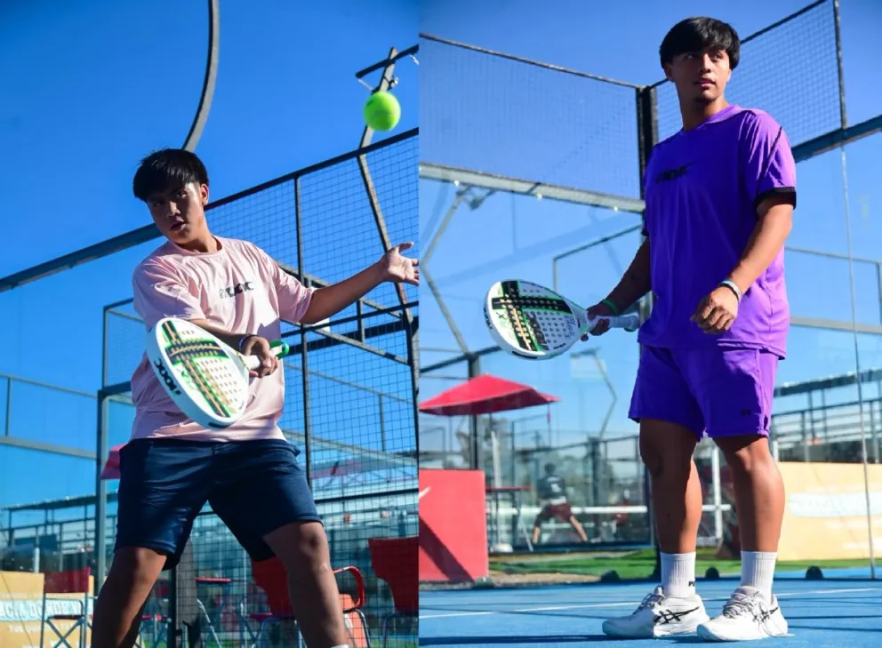 Lisandro y Diego iniciaron un nuevo torneo en Mendoza. Foto: gentileza.