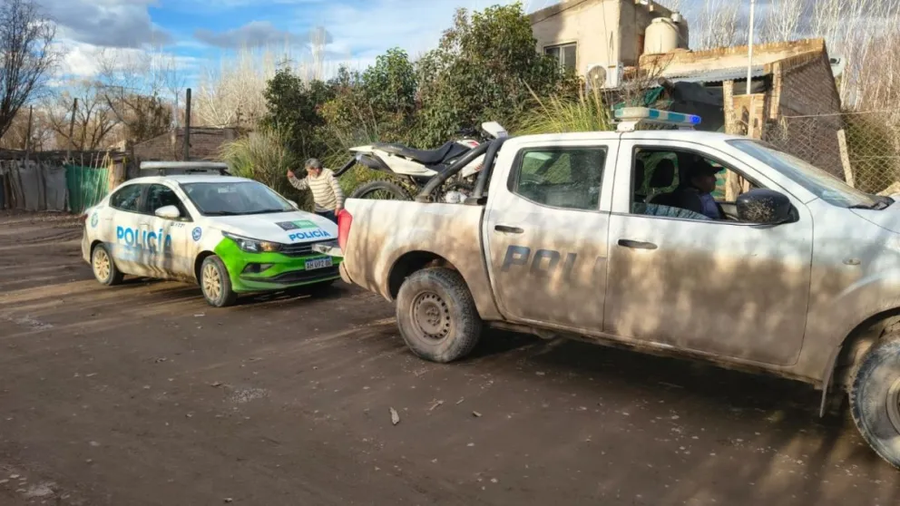 El procedimiento fue realizado por personal de la Comisaría 48° de General Roca. 