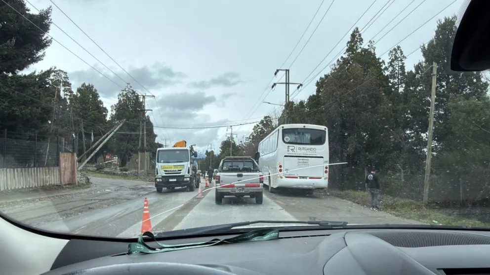 El tránsito se encuentra con demoras en la zona. Foto gentileza