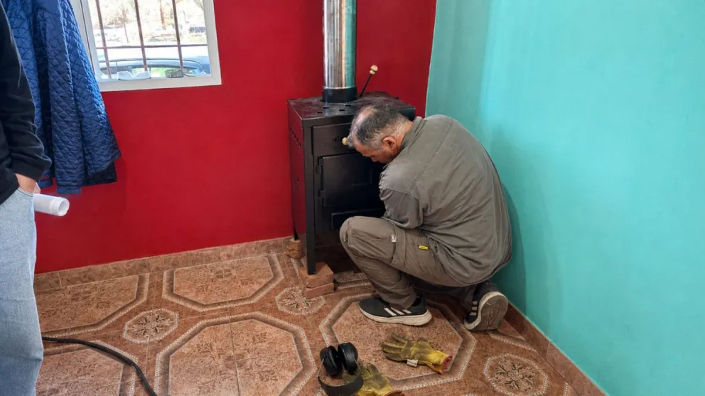 La instalación forma parte de un programa provincial. Foto gentileza. 