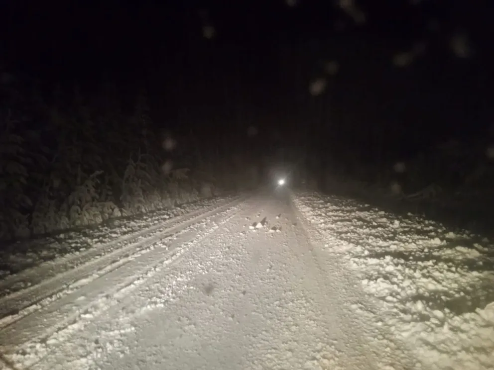 Así está la ruta 40 este viernes por la mañana. Foto: Vialidad Nacional.