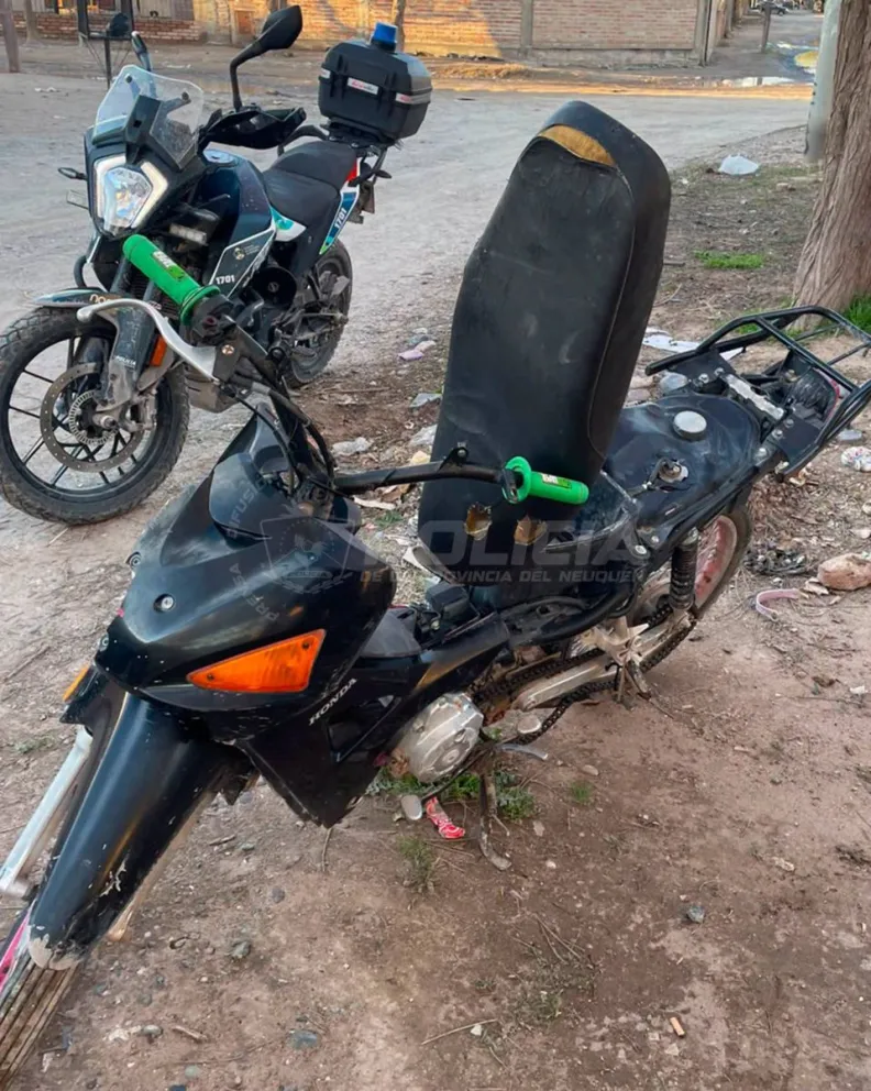 Moto secuestrada
