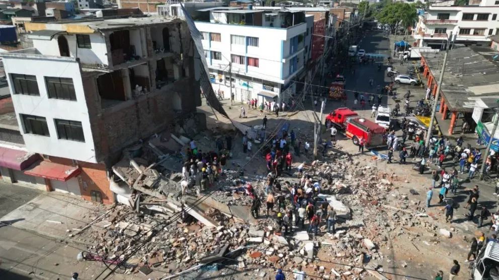 El epicentro del sismo estuvo en la localidad de Chocó. Foto gentileza. 