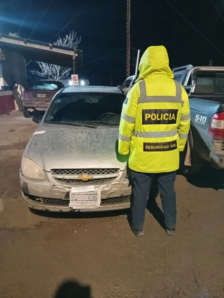 Tras una insólita situación y doble fuga, el hombre fue detenido. Foto: Policía de Río Negro.