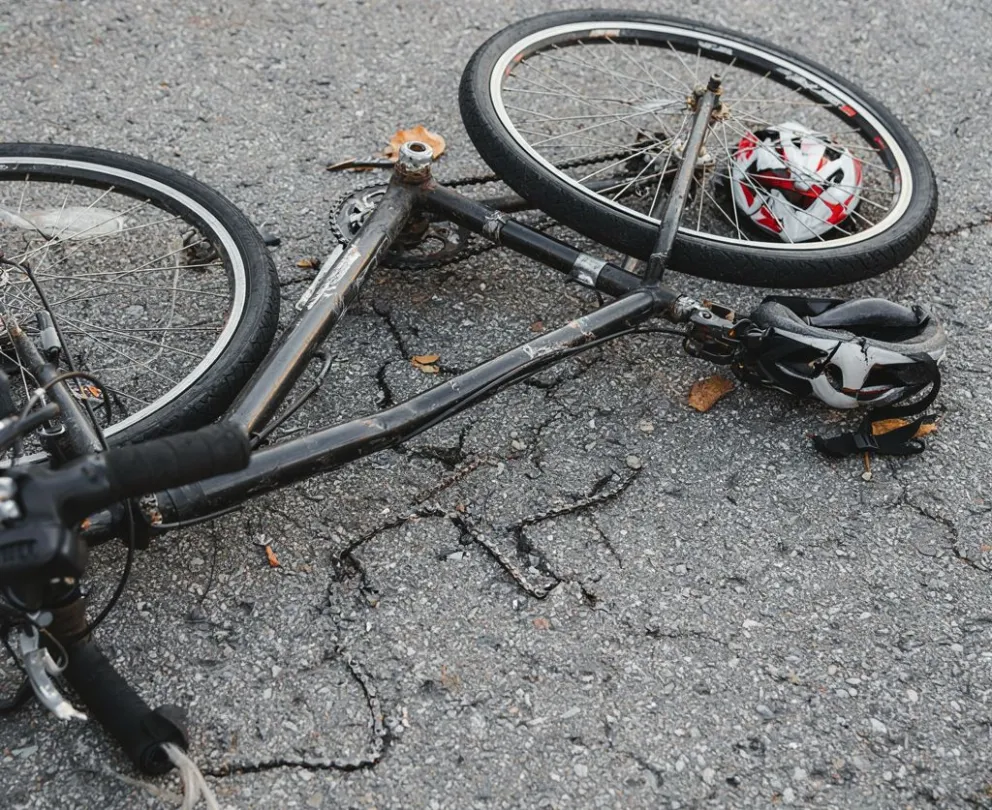 Una mujer presenció el accidente y afirmó que el ciclista tenía habilitado el paso y que la camioneta ingresó a la intersección con el semáforo en rojo. 