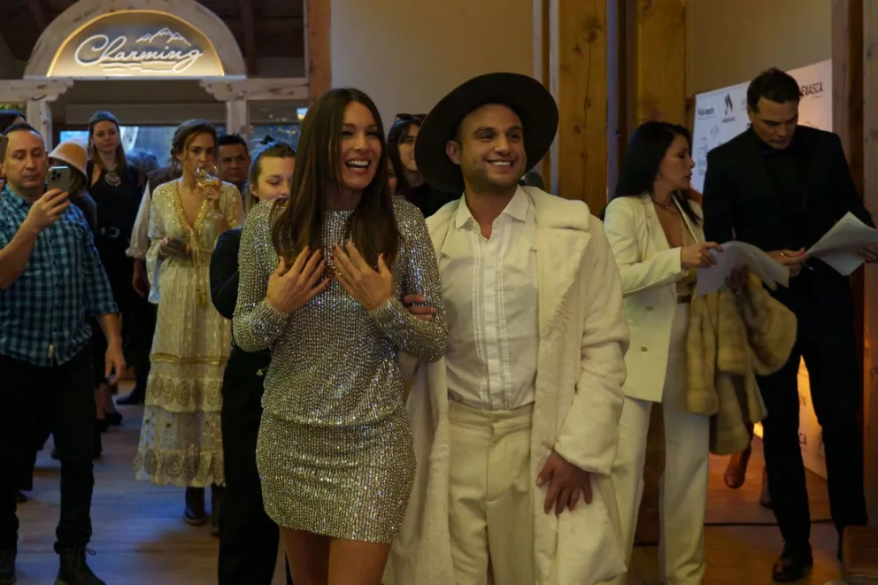 Pampita, Leo Saleh y Hernán Draco estuvieron presentes en el Charming Luxury Lodge & Private Spa. Fotos: Marcelo Martínez.