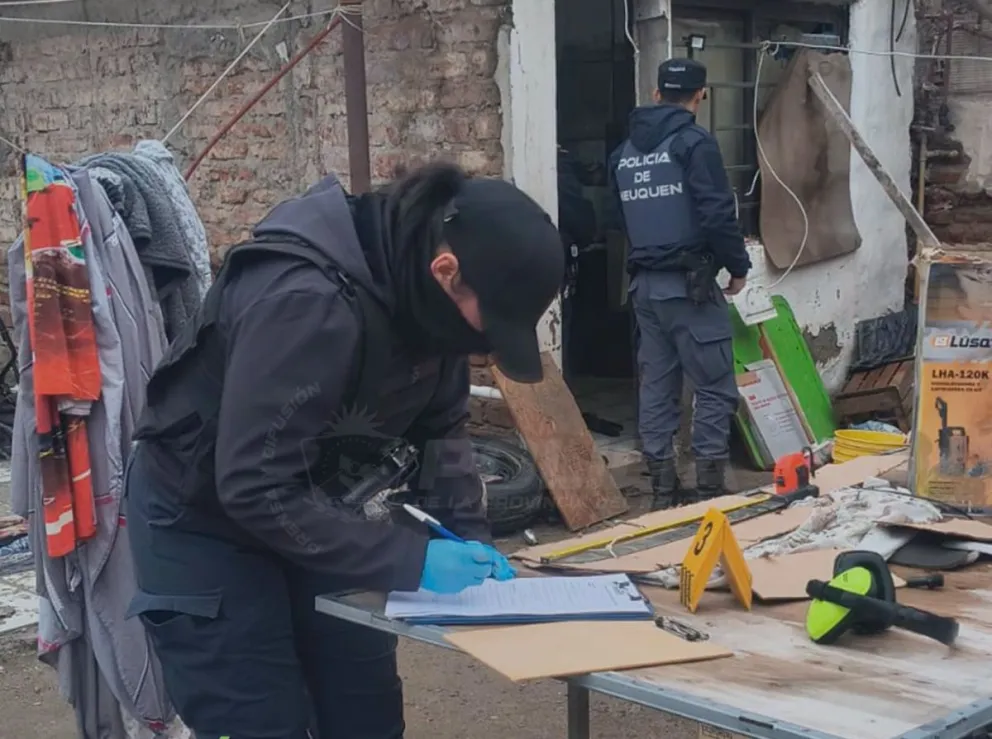 Machete secuestrado en una vivienda. (Foto: Gentileza Policía de Neuquén)