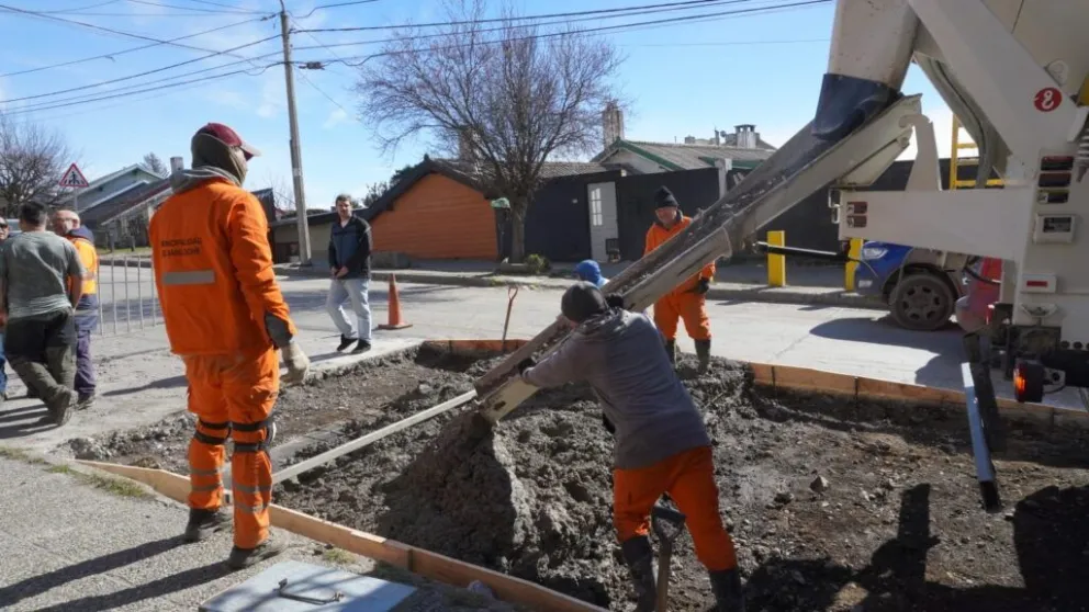 Esta construcción se suma a otra intervención iniciada en la intersección de Mitre y 9 de Julio. Foto gentileza