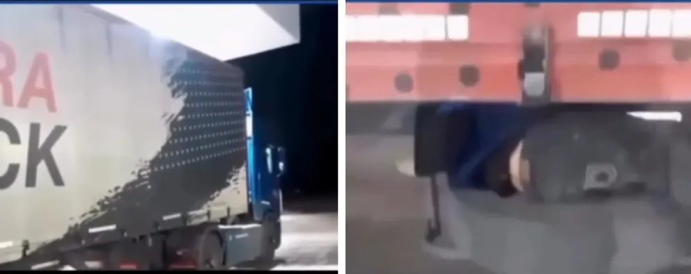 El conductor no sabe cuánto tiempo estuvo el hombre escondido.
