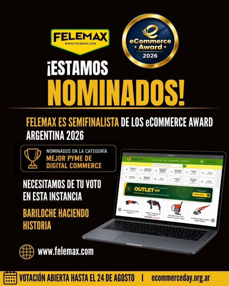 Felemax, semifinalista de los eCommerce Award Argentina 2026: buscan el voto del público