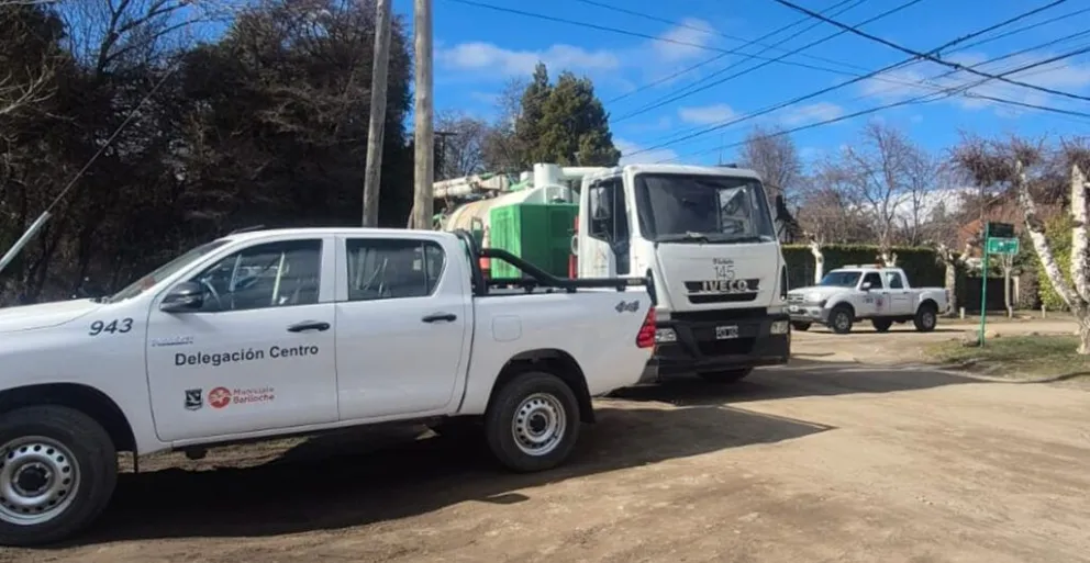 La circulación estuvo interrumpida durante los trabajos de reparacion en el sector. Foto gentileza 