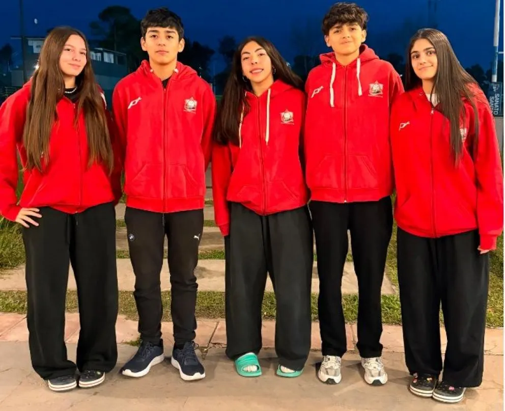 El "semillero" del Bariloche Voley Club no para de sumar a los seleccionados provinciales. Foto: gentileza.