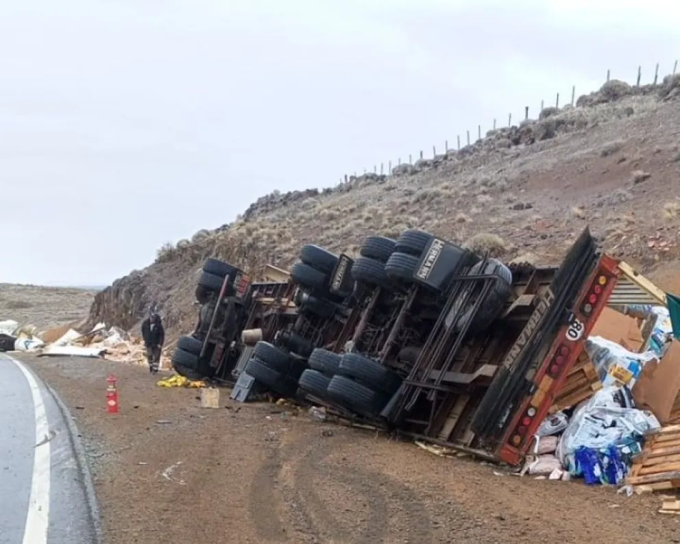 Extrema precaución al transitar por la zona. Foto gentileza: Vialidad Nacional