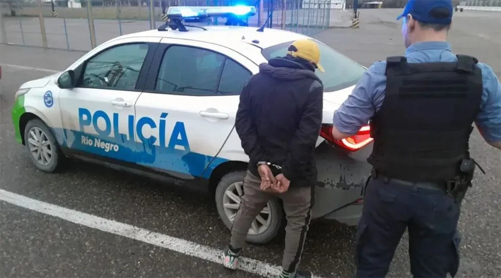 El hombre fue detenido cuando intentaba robar cables.
