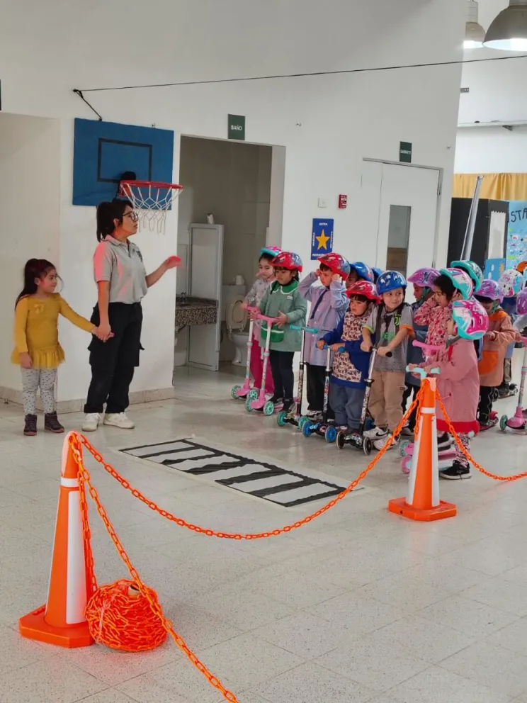 Las actividades se desarrollaron durante los días lunes 24 y martes 25 de agosto, para promover hábitos responsables y brindar herramientas de seguridad vial desde la temprana edad.