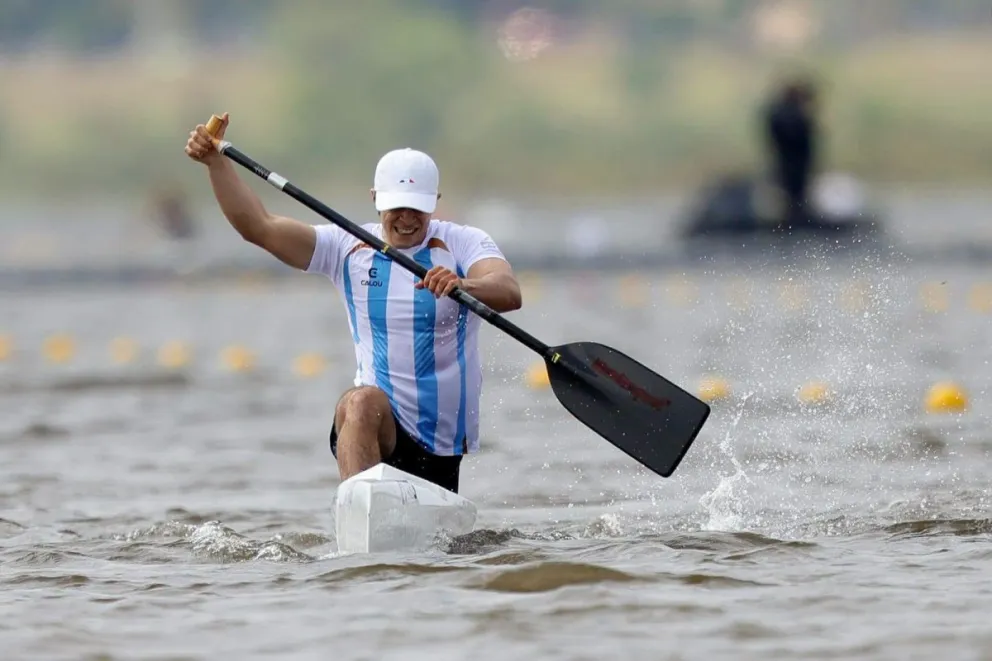 Aramís va por un lugar en la final de C1 500 metros en Polonia. Foto: gentileza.