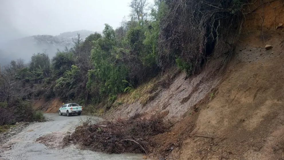 Solicitan máxima precaución al transitar la zona. Foto gentileza