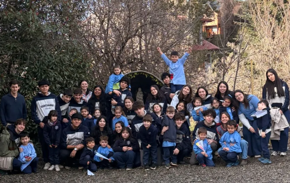 Un hermoso encuentro entre alumnos y alumnas de distintos niveles. Fotos gentileza 