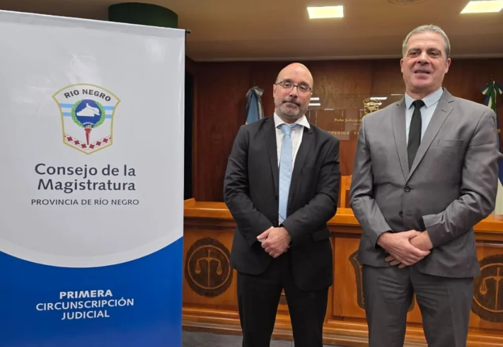 En la foto, Da Silva, a la izquierda de la imagen. 
