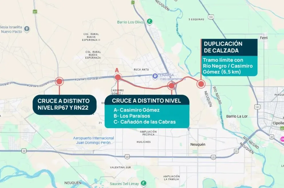 Nuevas obras para la ciudad de Neuquén.