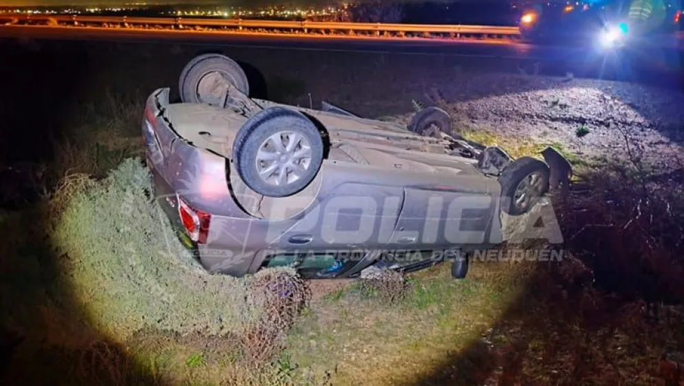 Mas allá del fuerte impacto no hubo heridas de gravedad. foto gentileza