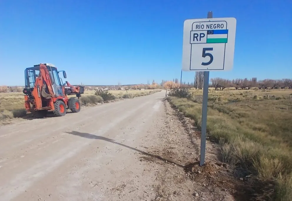 Se tratan de trabajos sostenidos que Vialidad Rionegrina realiza en toda la provincia. Foto gentileza
