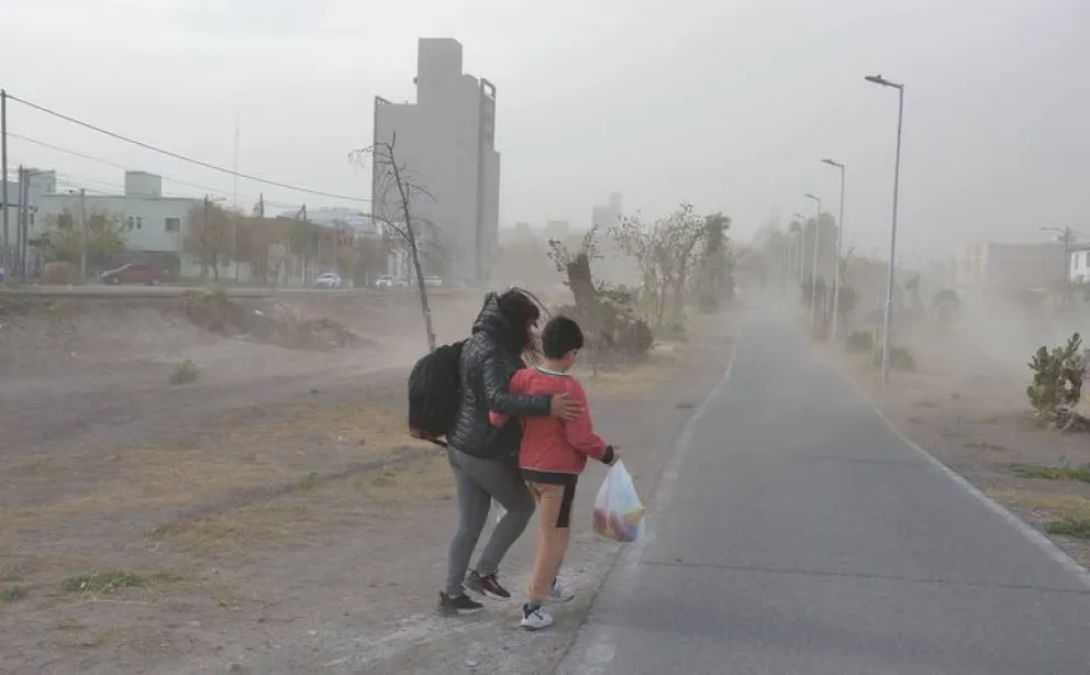 Las ráfagas se sentirán con fuerza en toda la región.