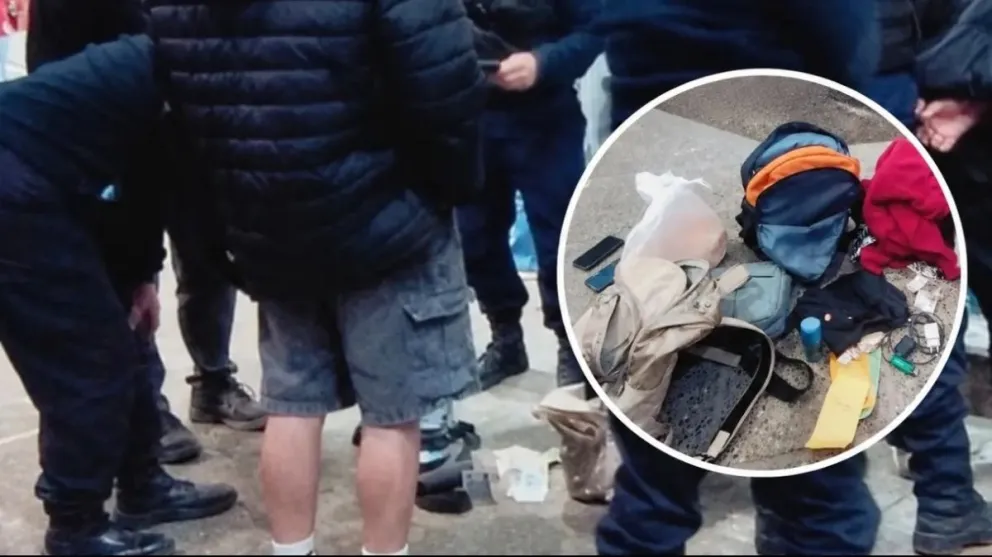 El ladrón quedó detenido a disposición de la fiscalía de turno. Foto: Gobierno de Río Negro.