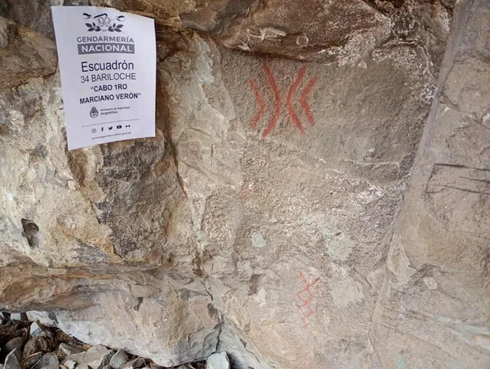 Una vez en el lugar, los equipos pudieron identificar los dos sitios y documentar sus principales características. Foto gentileza