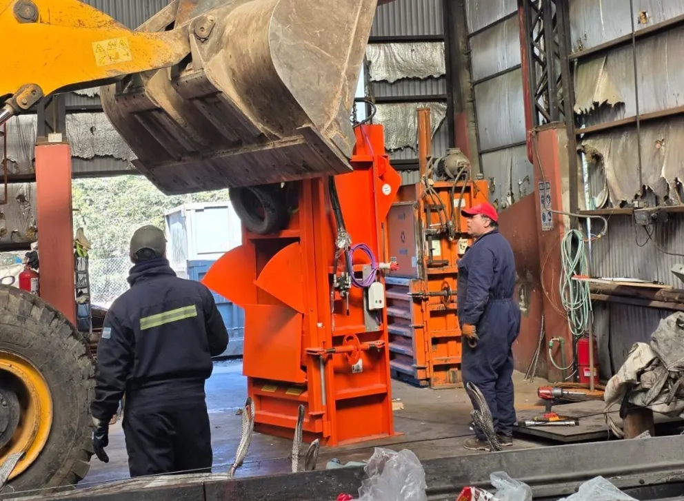 El equipamiento es clave para el tratamiento de los residuos de la vecina localidad. Foto: Municipalidad VLA. 