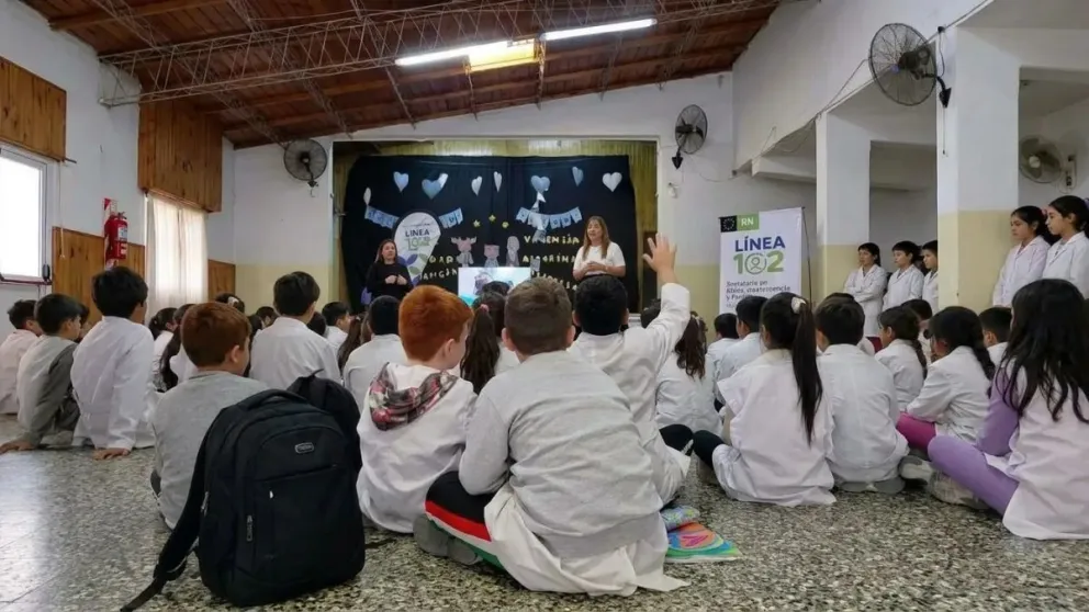 La Línea 102 continúa ampliando acciones de difusión. Foto gentileza