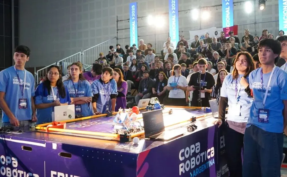 Jóvenes estudiantes neuquinos.