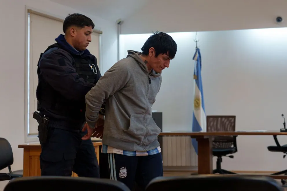Braian Pradena permanecerá con prisión preventiva mientras se realiza la investigación. Fotos: Marcelo Martínez.