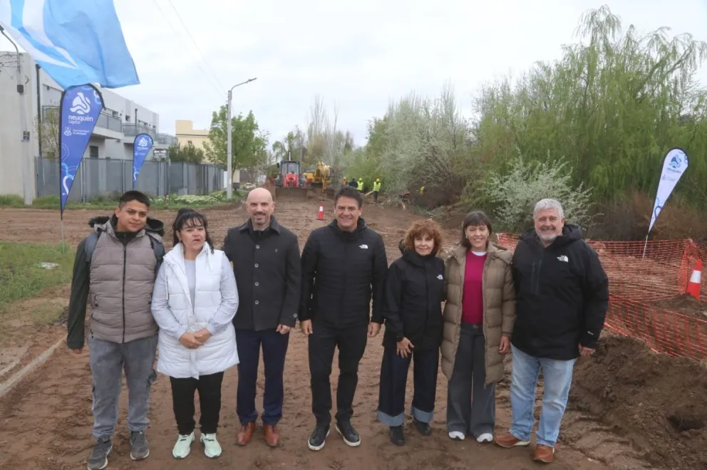Gaido anunció un plan de obras en Confluencia. (Foto: Matías García).