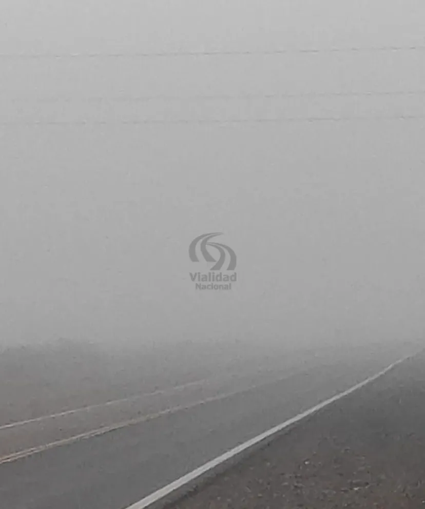 Neblina en la región.