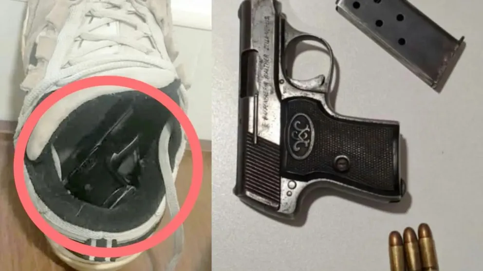 La investigación continuará para determinar la procedencia del arma y las circunstancias en las que era portada. Foto gentileza