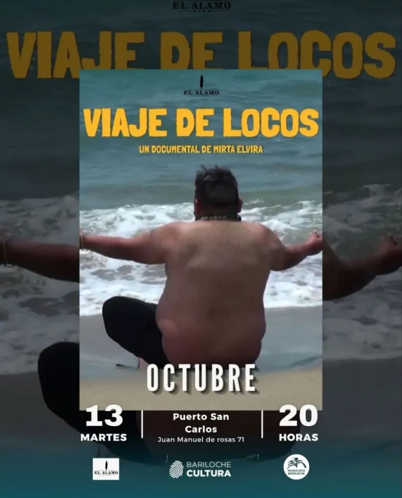 La actividad será el martes 13 de octubre a las 20:00 horas en el Microcine del Puerto San Carlos. Foto: ilustrativa.