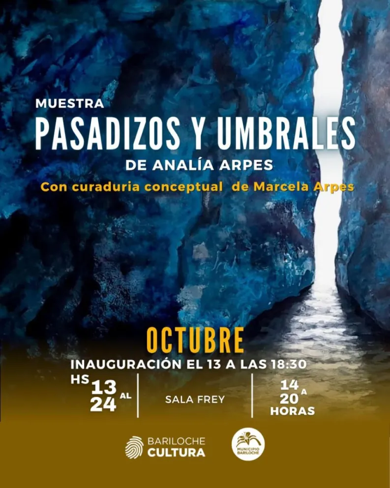 La inauguración oficial tendrá lugar el martes 13 de octubre a las 18:30 horas en la Sala Frey, con entrada libre y gratuita.
