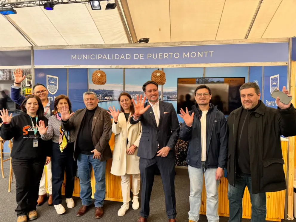 La delegación de Puerto Montt remarcó la importancia de participar en el Bariloche a la Carta. Fotos: gentileza.